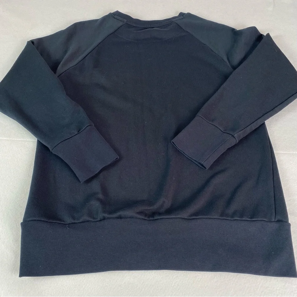 Nike Sweatshirt Women’s Size XS Black Long Sleeve Crewneck Dri fit - Picture 8 of 9